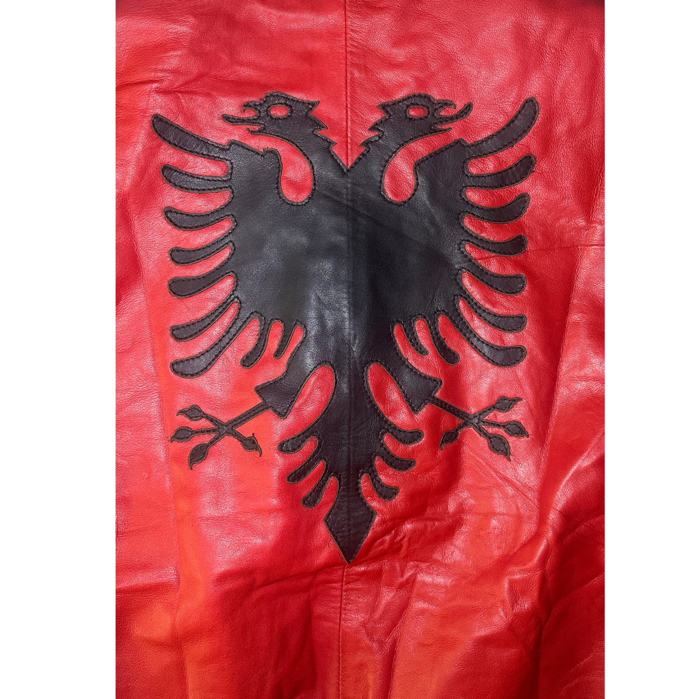 Lederjacke Albania // rot – Bild 3