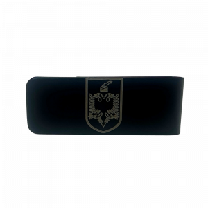 Geldklammer Albanien-Wappen // schwarz