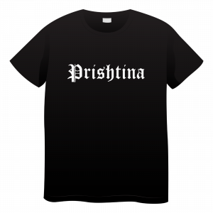 T-Shirt "01 PRISHTINA" // schwarz