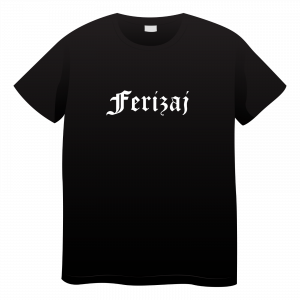 T-Shirt "05 FERIZAJ" // schwarz