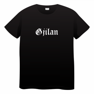 T-Shirt "06 GJILAN" // schwarz